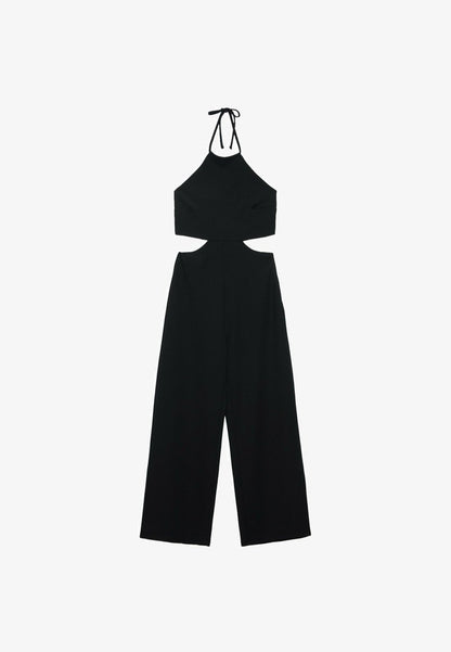 Stradivarius NECKHOLDER - Jumpsuit - Black