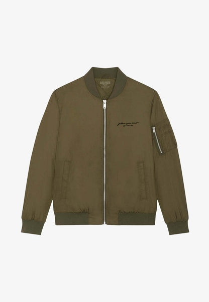  FOLLOW YOUR HEART UNISEX - Bomberjacke - Khaki