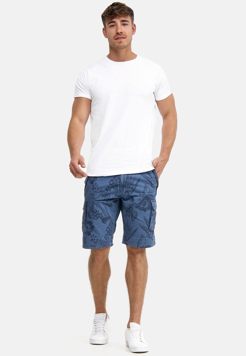 Indicode Jeans ALBERT - Shorts - Blue