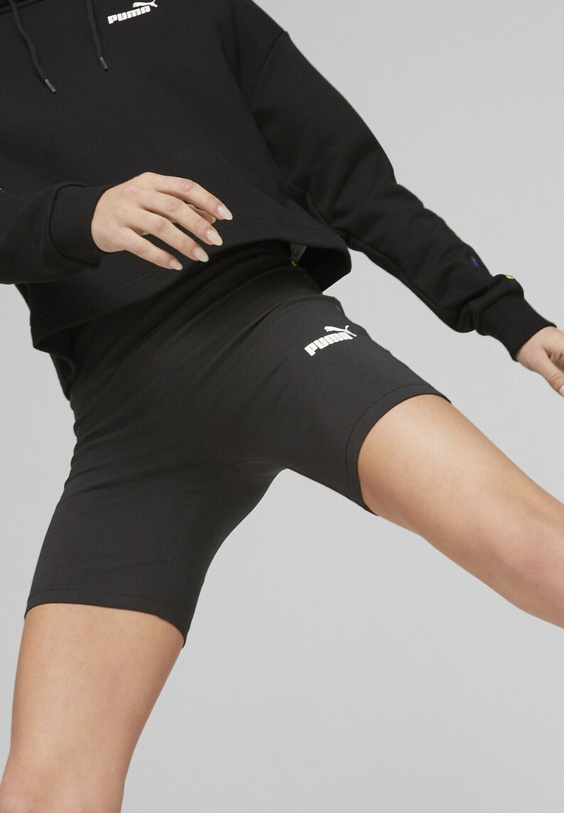 Puma LOVE IS LOVE BIKER - Shorts - Black