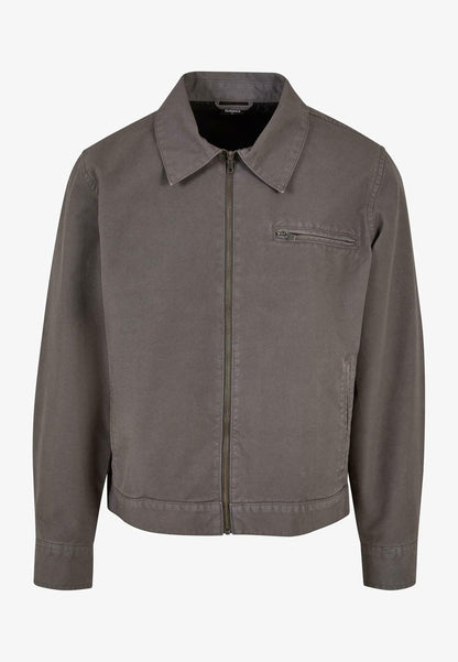 URBAN CLASSICS OVERDYED WORKWEAR - Jeansjacke - Darkshadow