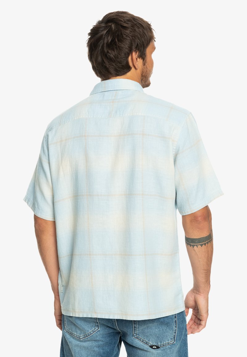 Quiksilver SHADOW LIGHT CHECK - Hemd - Celestial Blue Shadow