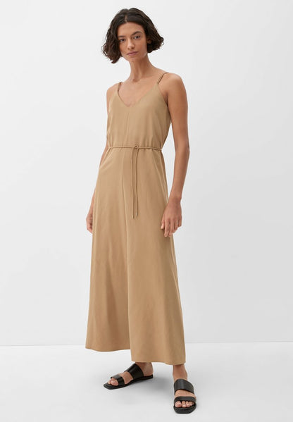 S.Oliver BLACK LABEL MET STRIKCEINTUUR - Maxikleid - Brown