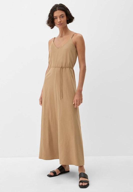 S.Oliver BLACK LABEL MET STRIKCEINTUUR - Maxikleid - Brown