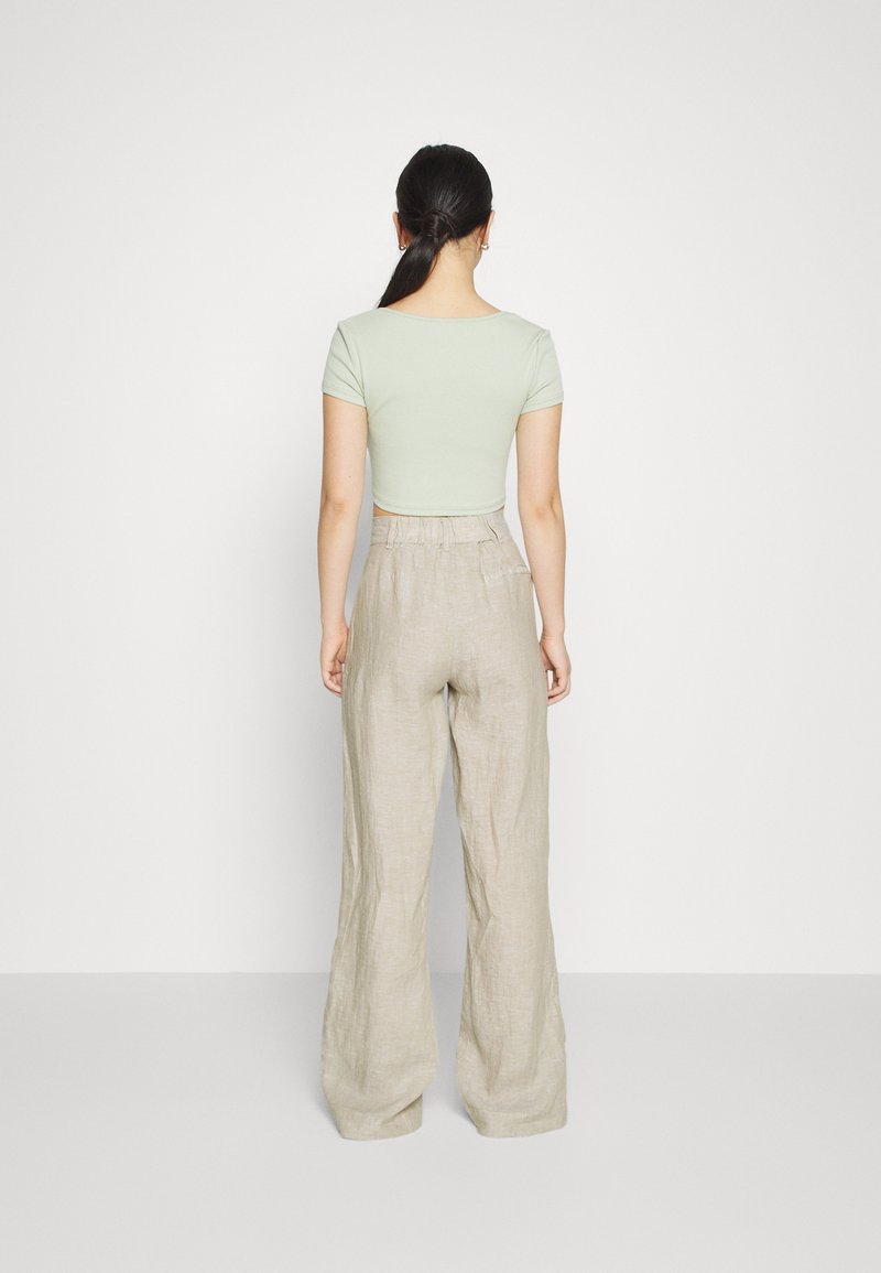  DENISE TROUSERS - Stoffhose - Beige