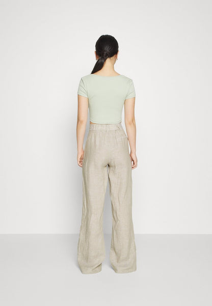  DENISE TROUSERS - Stoffhose - Beige
