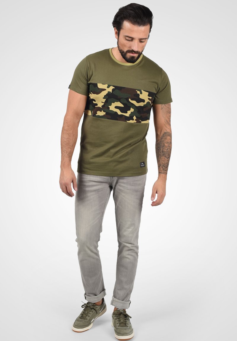 Solid SDCALLUX - T-Shirt Print - Dusty Olive