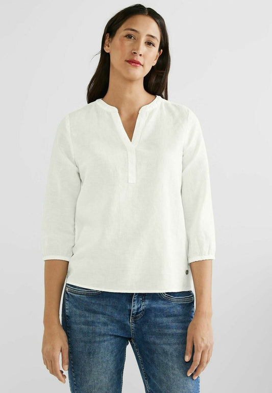 STREET ONE MIT 3/4 ÄRMEL - Bluse - Weiß