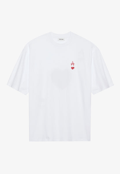 YOURTURN UNISEX - Print T-shirt - White