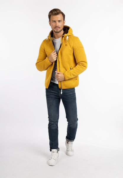 Schmuddelwedda Fleecejacke - Senf Melange
