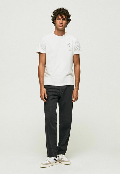 Pepe Jeans BASIC ALFORD - T-Shirt Print - White