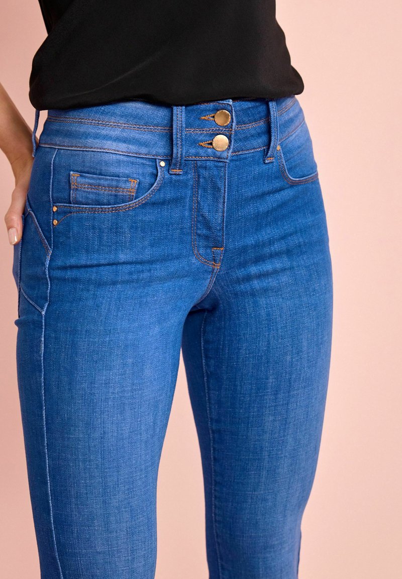 Next LIFT SHAPE - Jeans Slim Fit - Bright Blue Denim