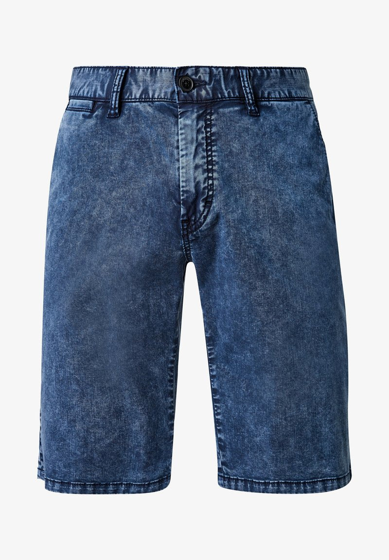 QS By S.Oliver REGULAR - Jeans Shorts - Dark Blue