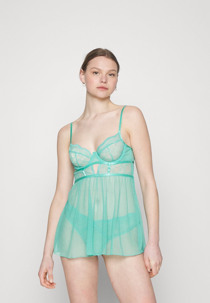  BD WIRED LACE ISABELLE DOT MSH - Nachthemd - Sea Blue