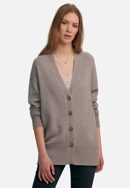  CASHMERE - Strickjacke - Taupe