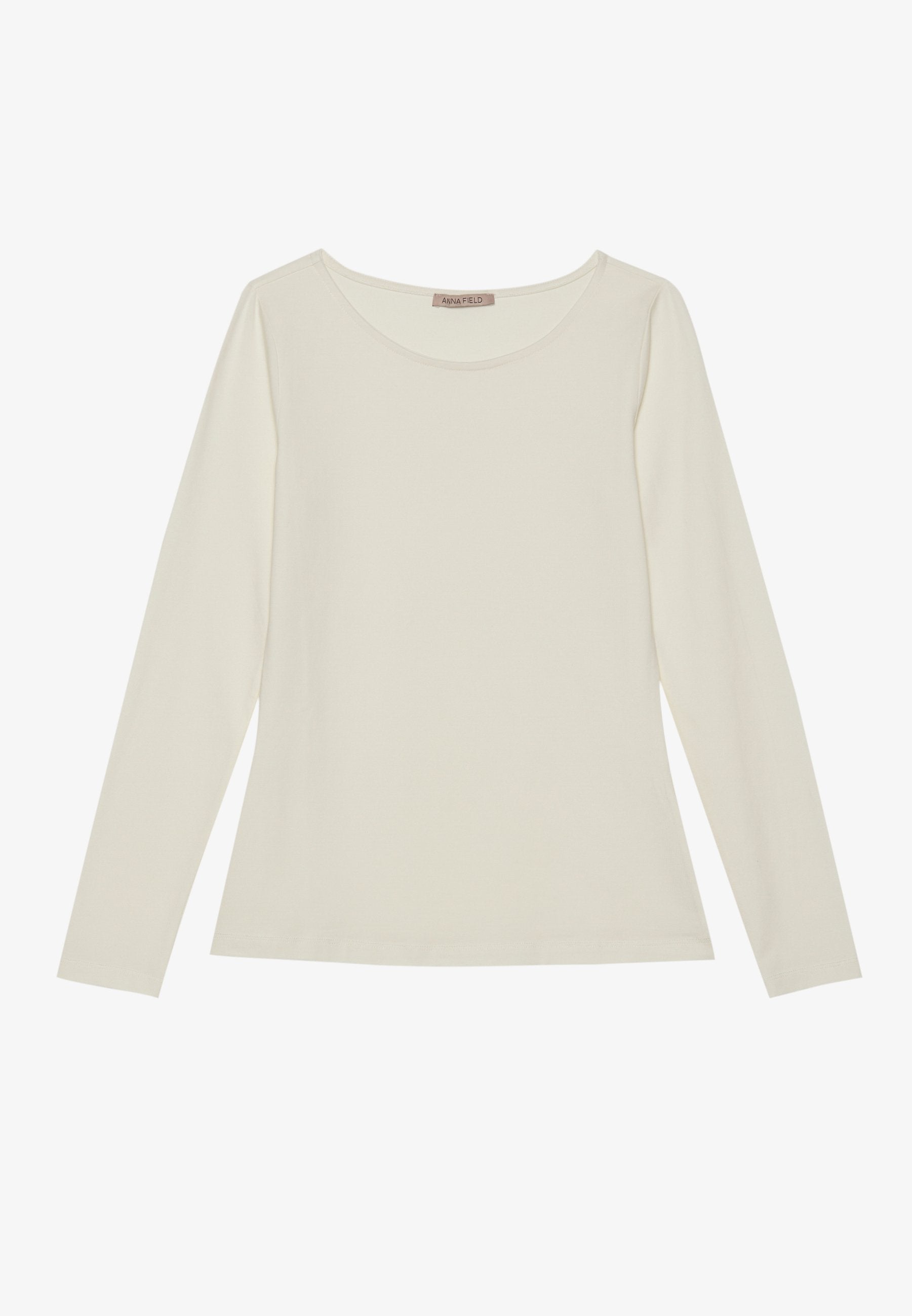 Anna Field 5 PACK - Long Sleeved Top - Black/off White/mottled Grey