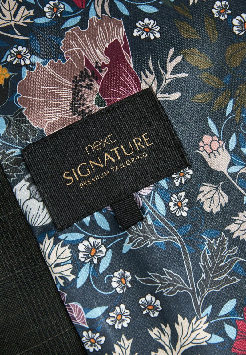 Next SIGNATURE EMPIRE MILLS CHECK STANDARD - Anzugweste - Green
