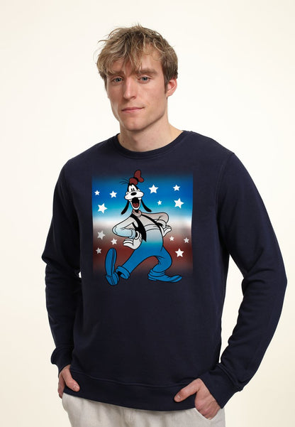 Henry Tiger DISNEY CLASSIC MICKEY PATRIOTIC GOOF - Sweatshirt - Navy Blue