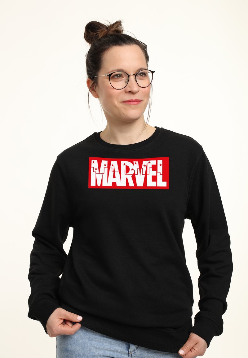Henry Tiger MARVEL SKYLINE - Sweatshirt - Black