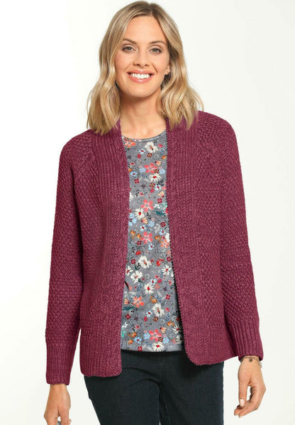 GOLDNER Strickjacke - Rot