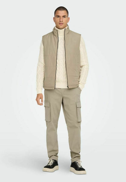 Only & Sons ONSMELVIN LIFE LIGHT - Weste - Chinchilla