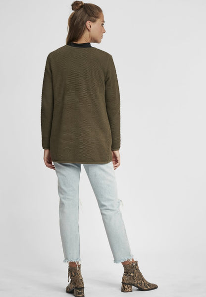 OXMO OXHILDA - Strickjacke - Ivy Green