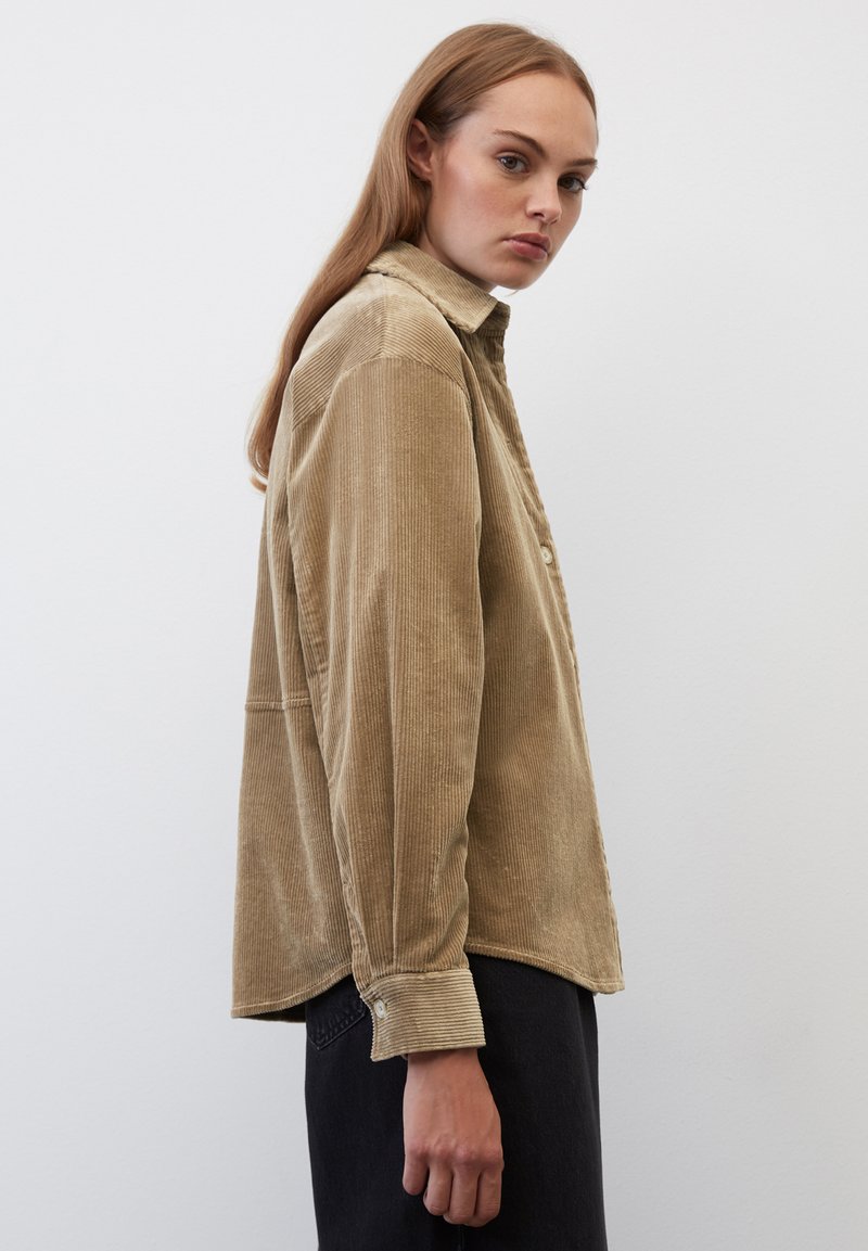 Marc O'Polo DENIM BLOUSE LONGSLEEVE - Hemdbluse - Brown Rye