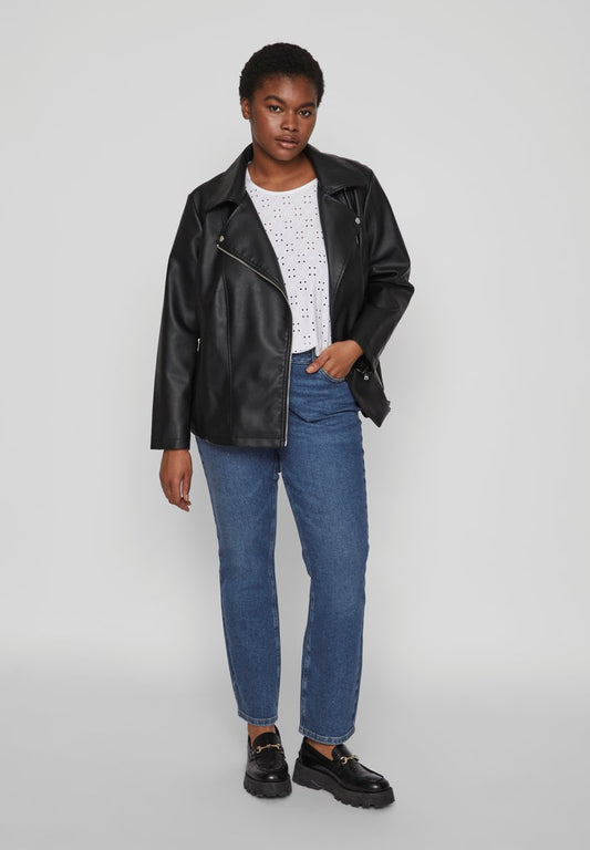  CURVE - Kunstlederjacke - Black