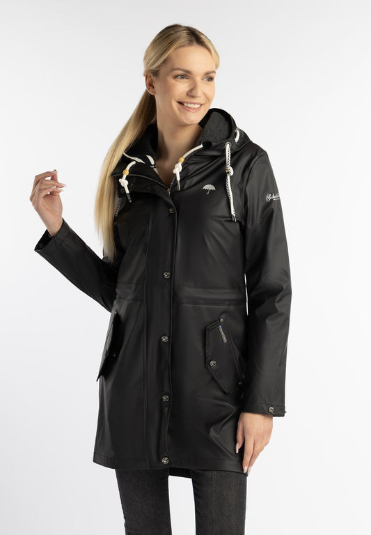  SCHMUDDELWEDDA ALTIPLANO - Regenjacke / Wasserabweisende Jacke - Schwarz Dunkelgrau Melange