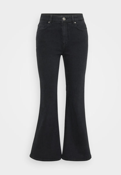 ONLY Petite ONLHENNI LIFE - Flared Jeans - Washed Black