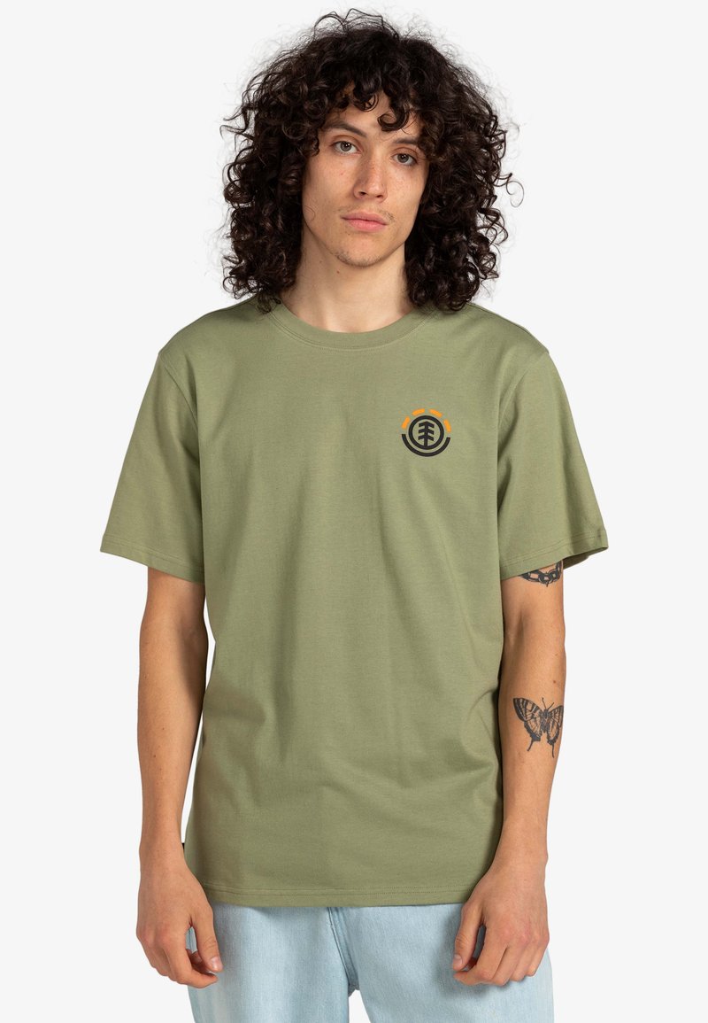 Element HILLS - T-Shirt Print - Oil Green