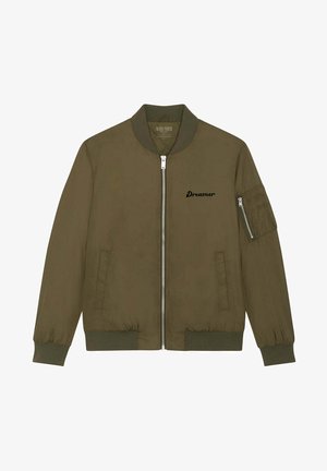 LOVE HURTS BACK EMBROIDERY UNISEX - Bomberjacke - Khaki