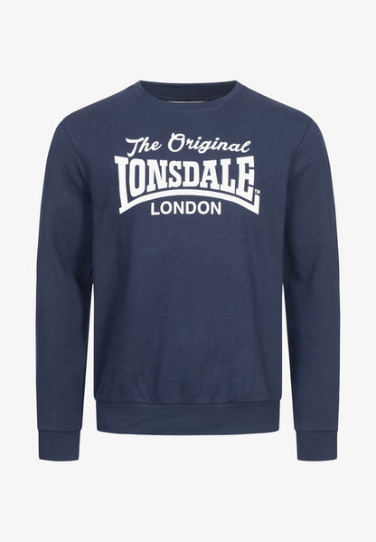 Lonsdale NORMALE PASSFORM BURGHEAD - Sweatshirt - Marl Grey Black