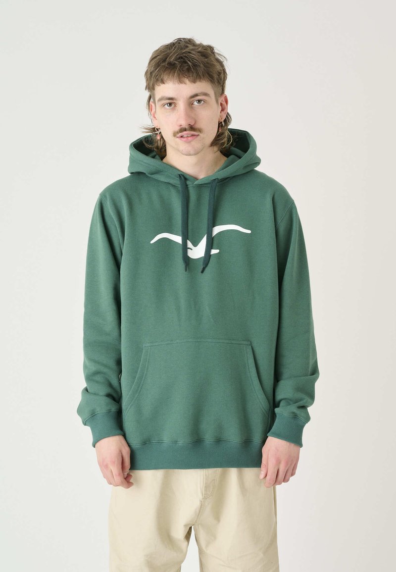 Cleptomanicx MÖWE - Kapuzenpullover - Evergreen