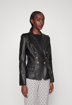 LUISA SPAGNOLI SOFOCLE A - Lederjacke - Nero