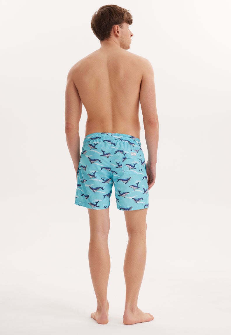  WMPATTERN - Badeshorts - Turquoise Aop