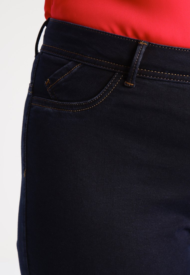 Zizzi EXTRA SLIM NILLE JEANS MIT HOHER TAILLE - Jeans Slim Fit - Blue Denim
