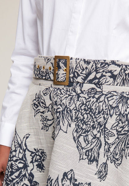  JACQUARD - A-Linien-Rock - Bianco