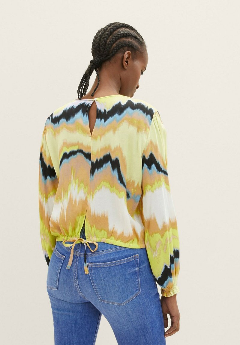 TOM TAILOR Denim MIT RÜCKENSCHLITZ - Bluse - New Batik Print