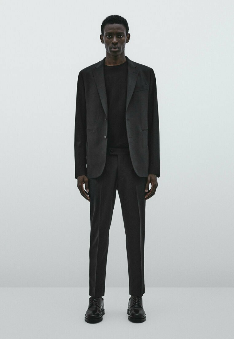 Massimo Dutti STUDIO - Anzughose - Black