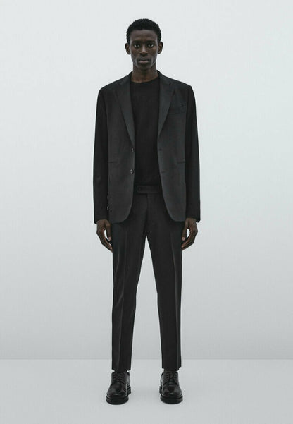 Massimo Dutti STUDIO - Anzughose - Black