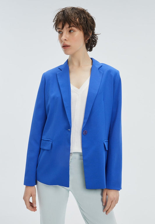  MANGA LARGA FORRADA - Blazer - Azul