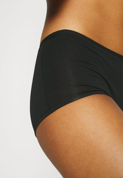 Schiesser 3PACK PANTIES ORGANIC COTTON - 95/5 - Panties - Black