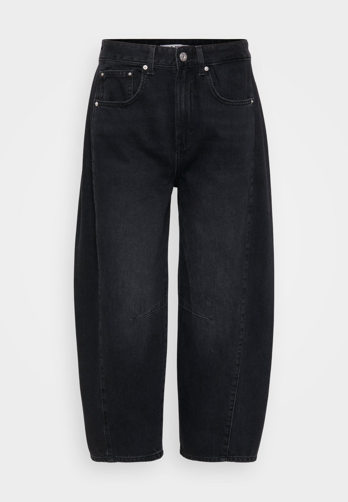 ONLY Petite ONLCHARA HORSESHOE - Wide Leg - Washed Black
