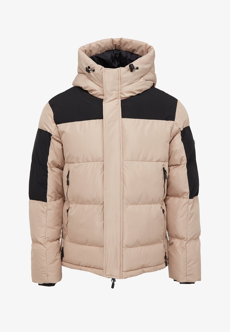  PEYTON SHORT PUFFER JACKET - Winterjacke - Stone