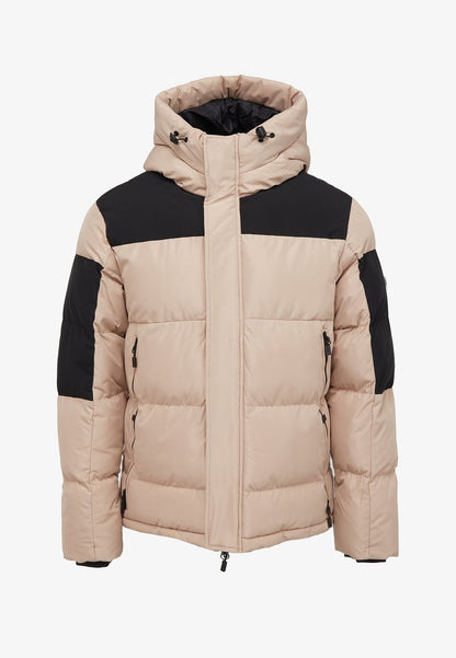  PEYTON SHORT PUFFER JACKET - Winterjacke - Stone