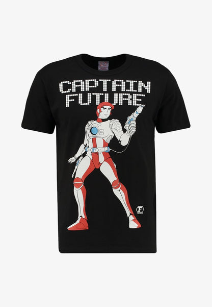 Logoshirt CAPTAIN FUTURE - T-Shirt Print - Schwarz