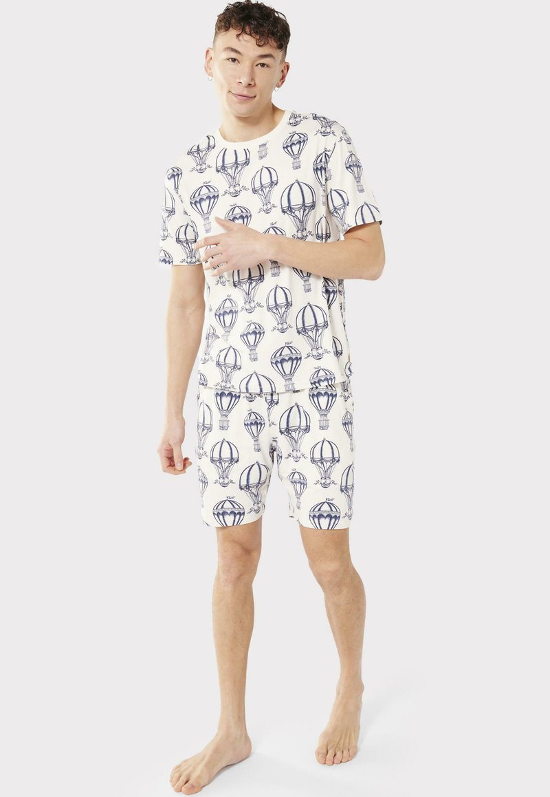  AIR BALLOON PRINT CREWNECK - Nachtwäsche Set - Off White