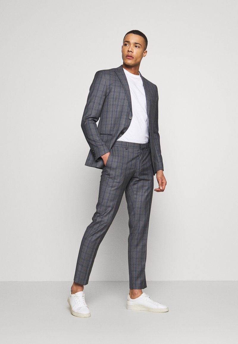  CHECK SUIT - Anzug - Grey