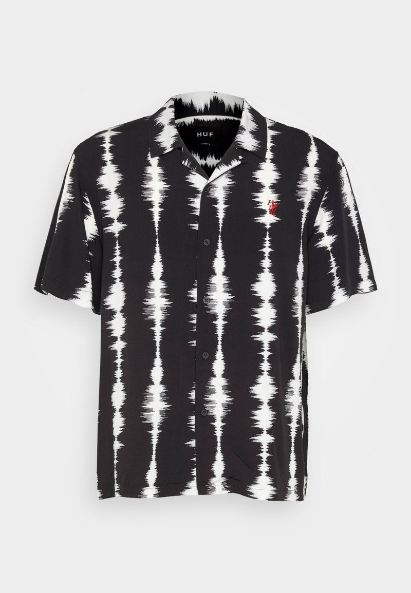 HUF SEISMOGRAM RESORT SHIRT UNISEX - Hemd - Black
